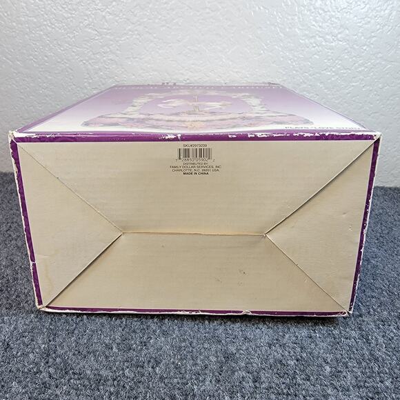 Home Traditions Musical Carousel Horse Figurine Pastel Cherub Canopy Non-Working - Picture 12 of 13